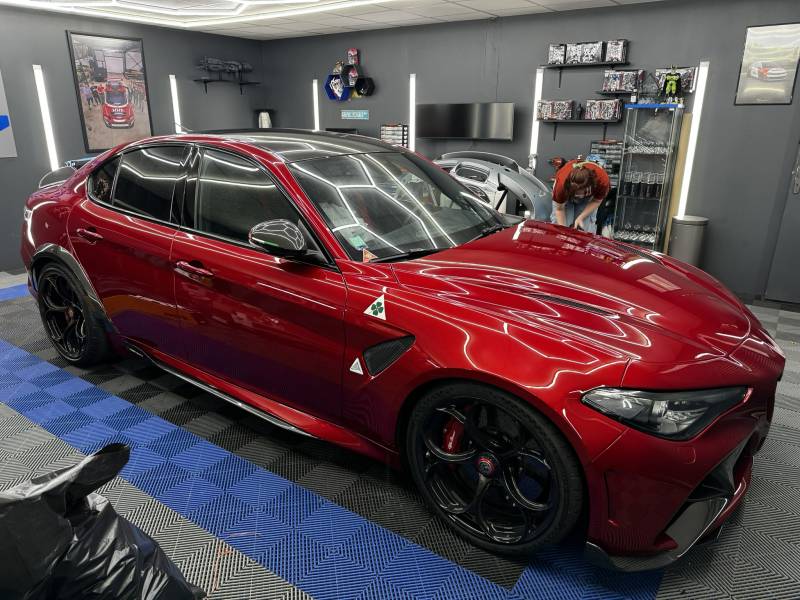 Pose film protection pour carrosserie PPF pour Alfa Roméo GTA