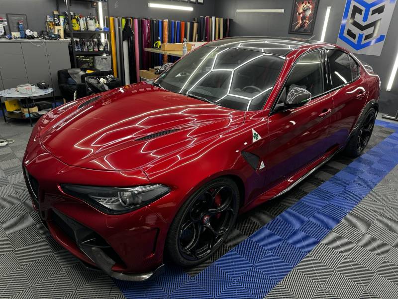 Pose film protection pour carrosserie PPF pour Alfa Roméo GTA