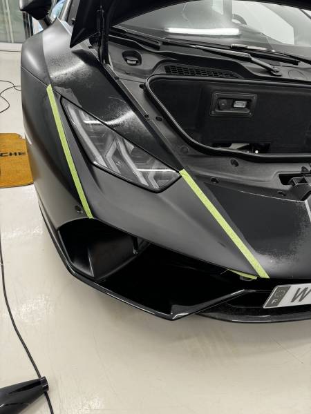 Réparation PPF pour Lamborghini Huracan Spider à Saint-germain de la grange Yvelines