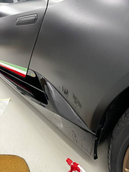 Réparation PPF pour Lamborghini Huracan Spider à Saint-germain de la grange Yvelines