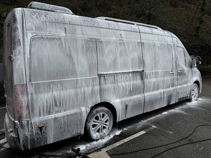 Protection carosserie complète Xpel Fusion Mercedes Sprinter près de Versailles dans les Yvelines