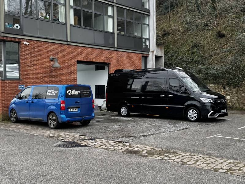 Protection carosserie complète Xpel Fusion Mercedes Sprinter près de Versailles dans les Yvelines