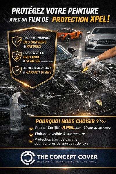 Les avantages du film de protection pour carrosserie de voitures de luxe